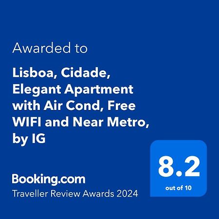 Lisboa, Cidade, Elegant Apartment With Air Cond, Free Wifi And Near Metro, By Ig Экстерьер фото